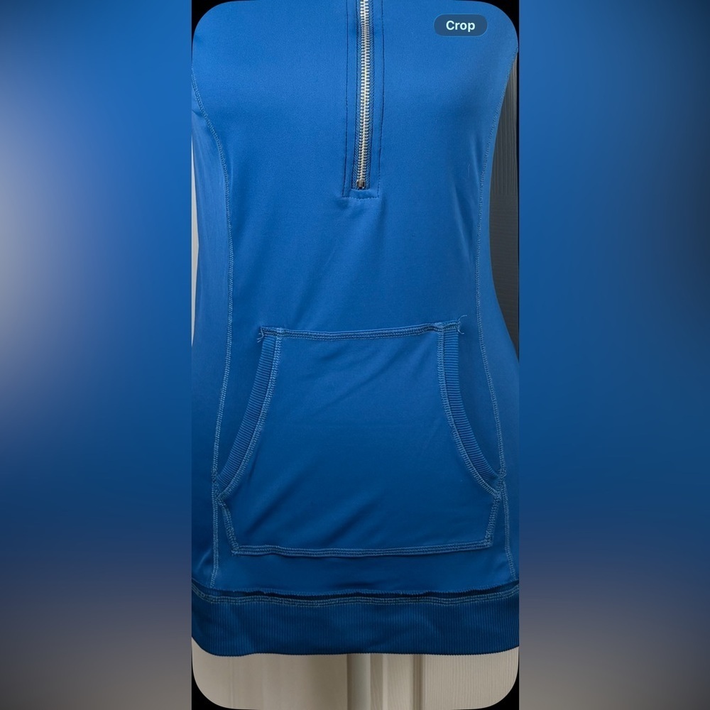 Free People Movement Women's Adeline Half Zip Pullover in Moroccan Blue Small - Picture 8 of 10